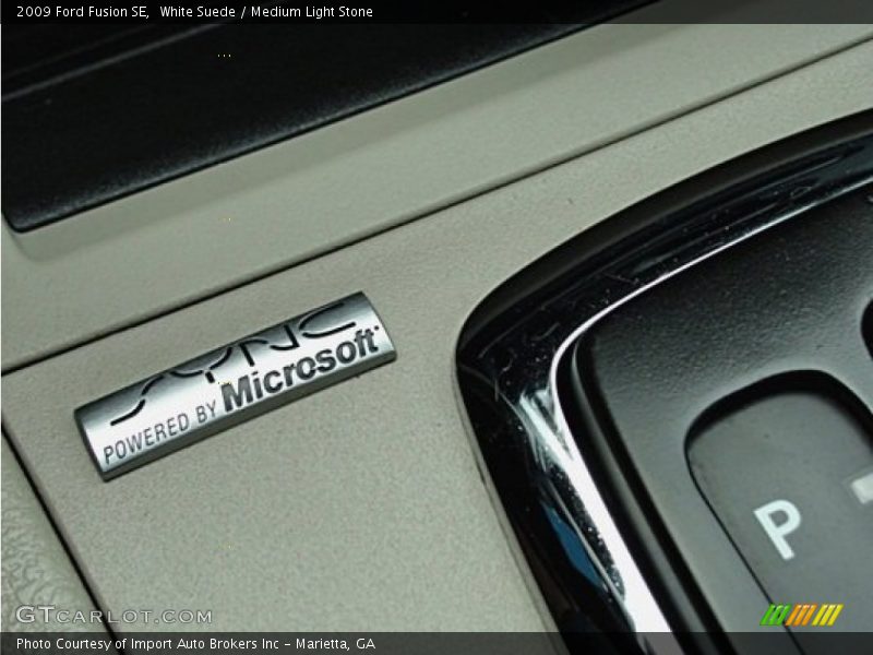 White Suede / Medium Light Stone 2009 Ford Fusion SE