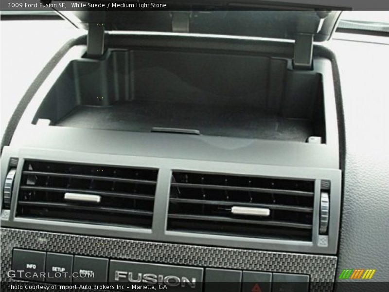 White Suede / Medium Light Stone 2009 Ford Fusion SE