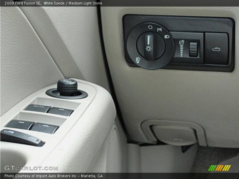 White Suede / Medium Light Stone 2009 Ford Fusion SE