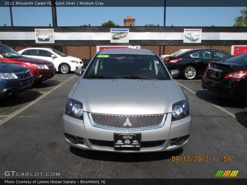 Quick Silver / Medium Gray 2011 Mitsubishi Galant FE