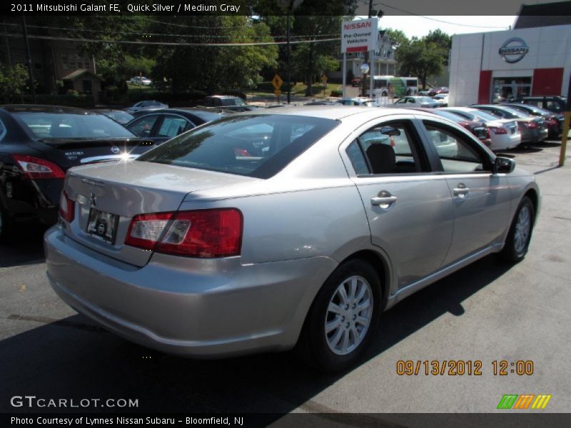 Quick Silver / Medium Gray 2011 Mitsubishi Galant FE