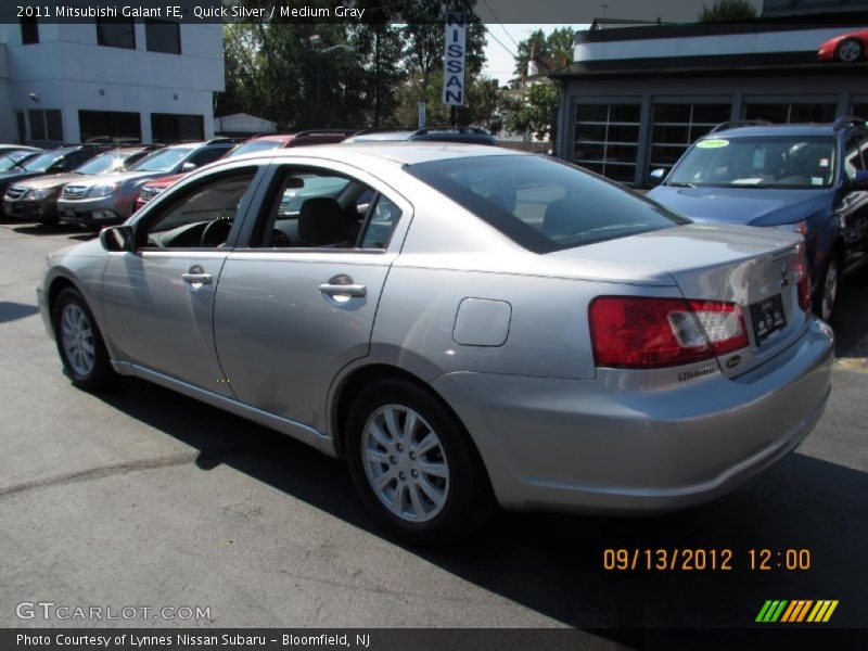 Quick Silver / Medium Gray 2011 Mitsubishi Galant FE