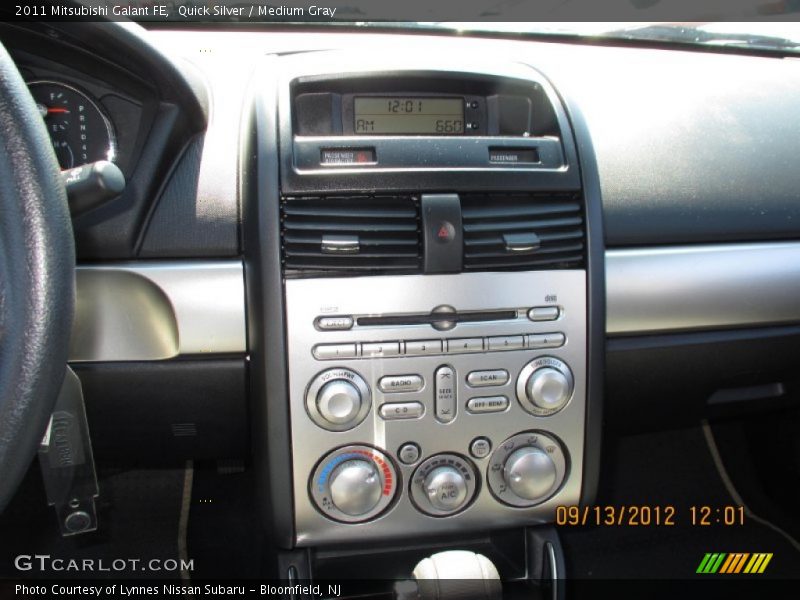 Quick Silver / Medium Gray 2011 Mitsubishi Galant FE