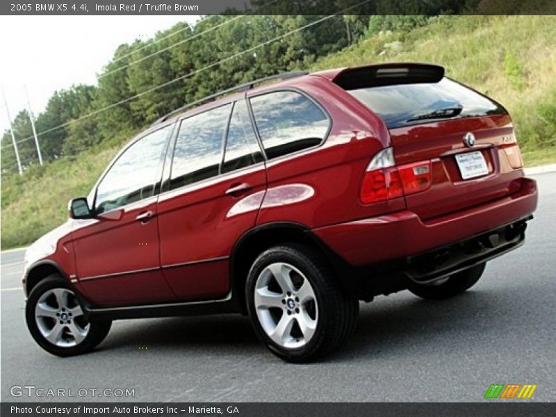 Imola Red / Truffle Brown 2005 BMW X5 4.4i
