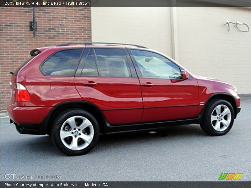 Imola Red / Truffle Brown 2005 BMW X5 4.4i