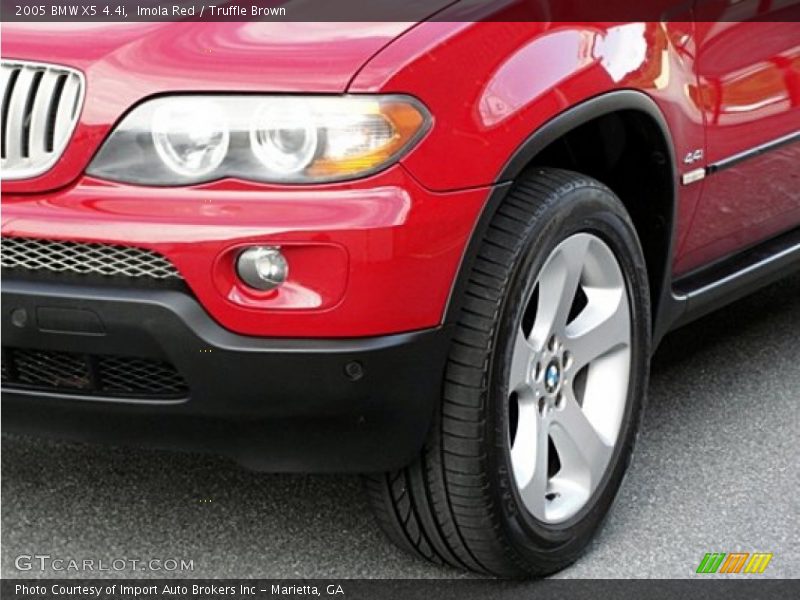 Imola Red / Truffle Brown 2005 BMW X5 4.4i