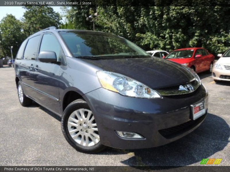 Slate Metallic / Stone 2010 Toyota Sienna XLE AWD