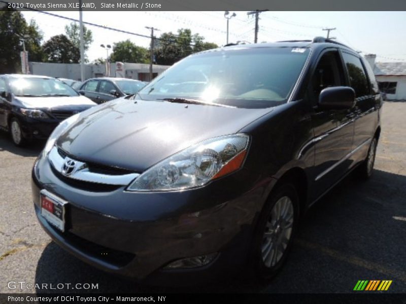 Slate Metallic / Stone 2010 Toyota Sienna XLE AWD