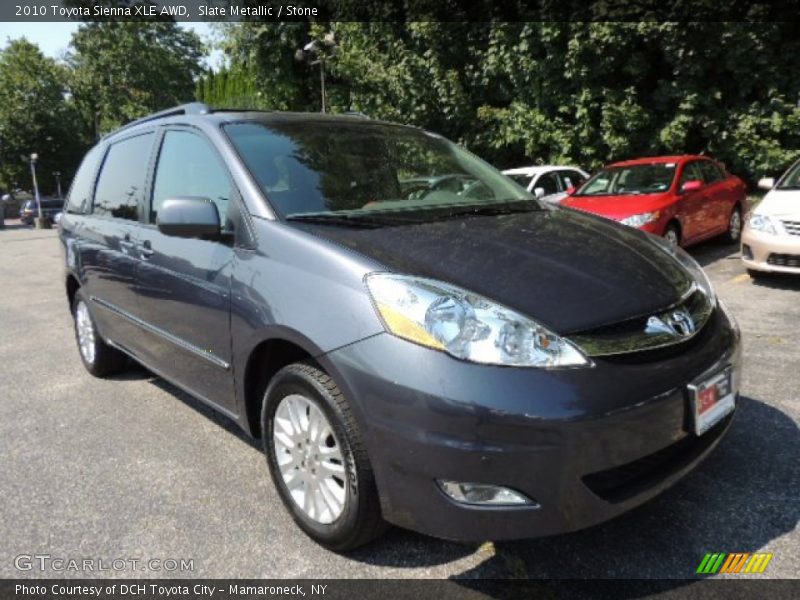 Slate Metallic / Stone 2010 Toyota Sienna XLE AWD