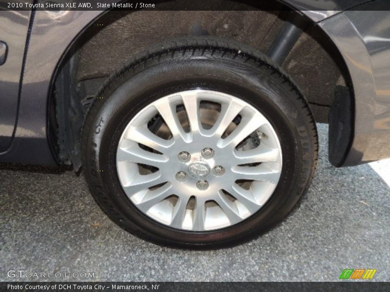 Slate Metallic / Stone 2010 Toyota Sienna XLE AWD