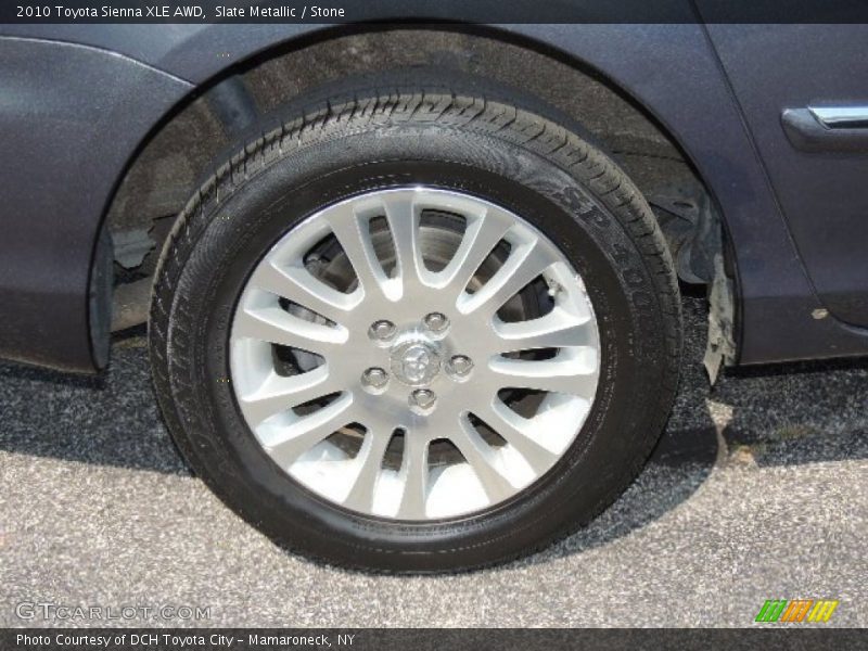 Slate Metallic / Stone 2010 Toyota Sienna XLE AWD