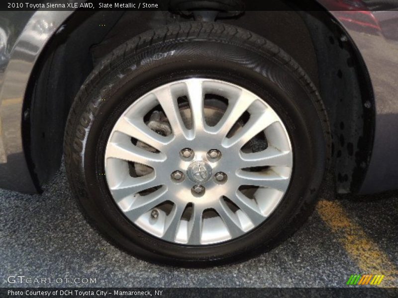 Slate Metallic / Stone 2010 Toyota Sienna XLE AWD