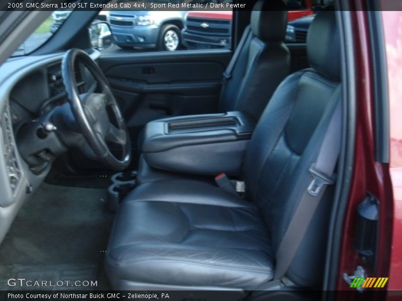 Sport Red Metallic / Dark Pewter 2005 GMC Sierra 1500 SLT Extended Cab 4x4