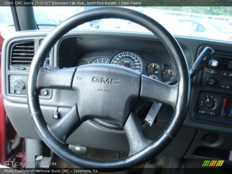 Sport Red Metallic / Dark Pewter 2005 GMC Sierra 1500 SLT Extended Cab 4x4
