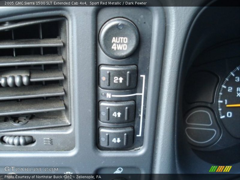 Sport Red Metallic / Dark Pewter 2005 GMC Sierra 1500 SLT Extended Cab 4x4