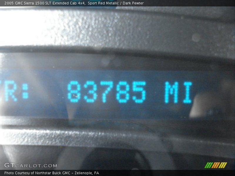 Sport Red Metallic / Dark Pewter 2005 GMC Sierra 1500 SLT Extended Cab 4x4