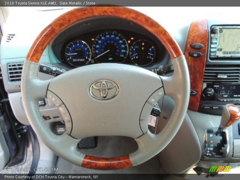 Slate Metallic / Stone 2010 Toyota Sienna XLE AWD