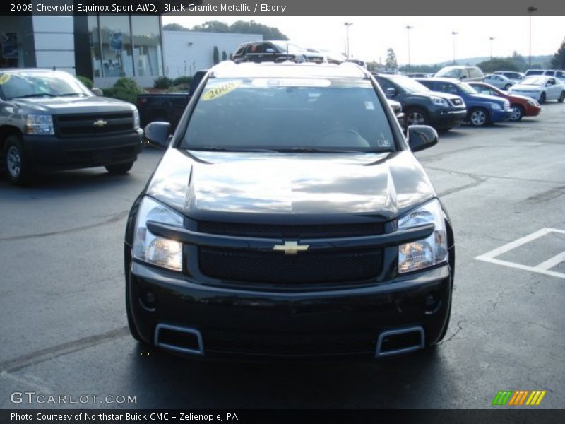 Black Granite Metallic / Ebony 2008 Chevrolet Equinox Sport AWD