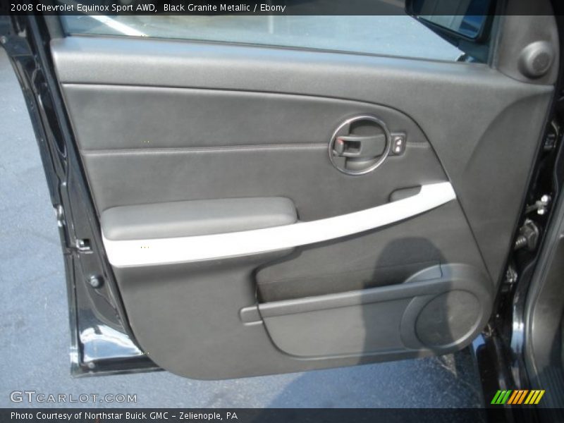 Black Granite Metallic / Ebony 2008 Chevrolet Equinox Sport AWD