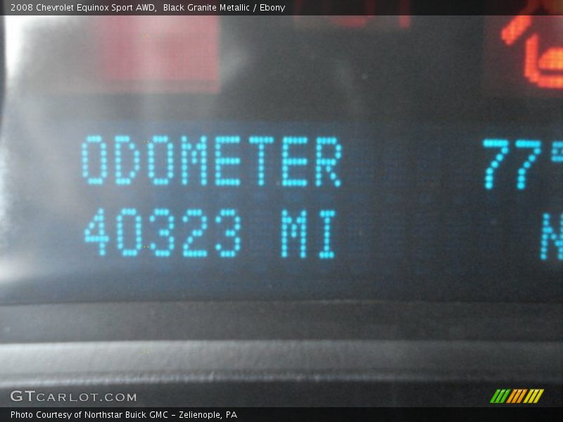 Black Granite Metallic / Ebony 2008 Chevrolet Equinox Sport AWD