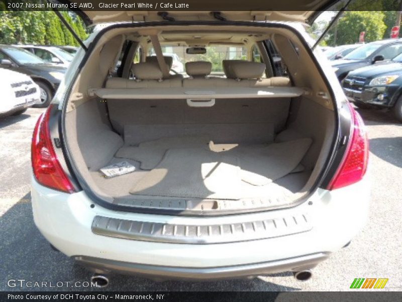 Glacier Pearl White / Cafe Latte 2007 Nissan Murano SE AWD