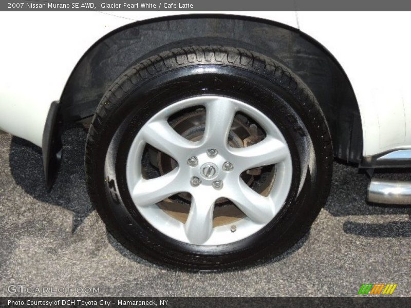 Glacier Pearl White / Cafe Latte 2007 Nissan Murano SE AWD