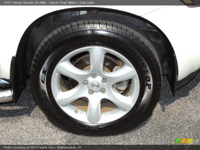 Glacier Pearl White / Cafe Latte 2007 Nissan Murano SE AWD