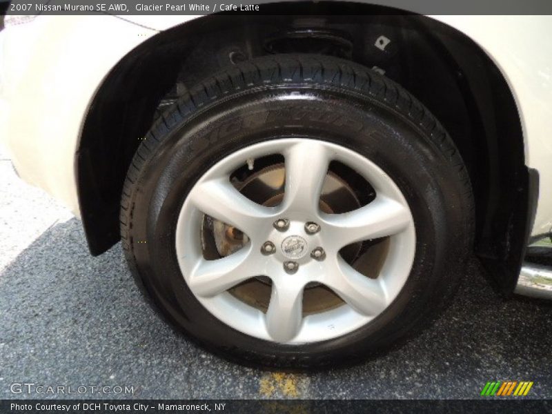 Glacier Pearl White / Cafe Latte 2007 Nissan Murano SE AWD
