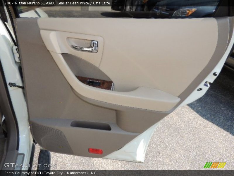 Glacier Pearl White / Cafe Latte 2007 Nissan Murano SE AWD
