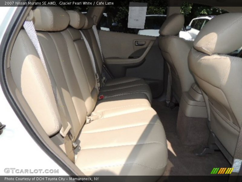 Glacier Pearl White / Cafe Latte 2007 Nissan Murano SE AWD