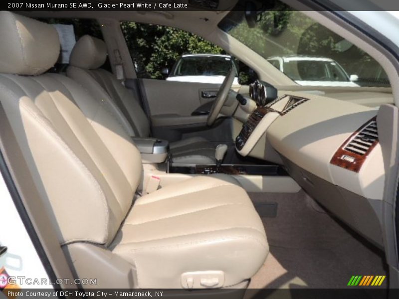Glacier Pearl White / Cafe Latte 2007 Nissan Murano SE AWD