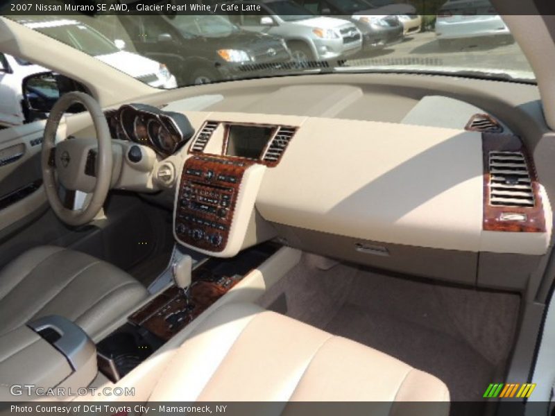 Glacier Pearl White / Cafe Latte 2007 Nissan Murano SE AWD