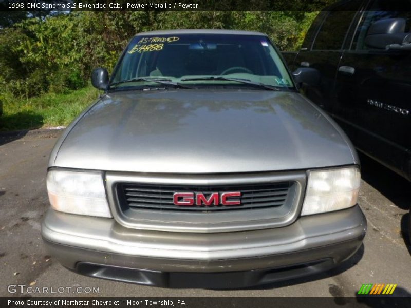 Pewter Metallic / Pewter 1998 GMC Sonoma SLS Extended Cab