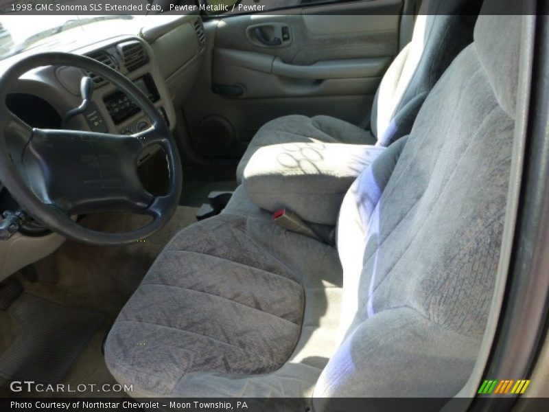 Pewter Metallic / Pewter 1998 GMC Sonoma SLS Extended Cab