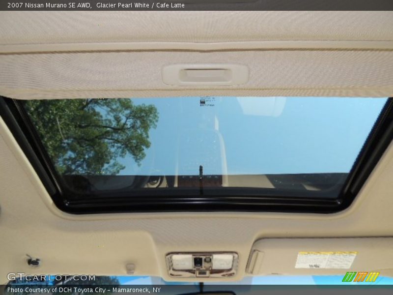 Glacier Pearl White / Cafe Latte 2007 Nissan Murano SE AWD