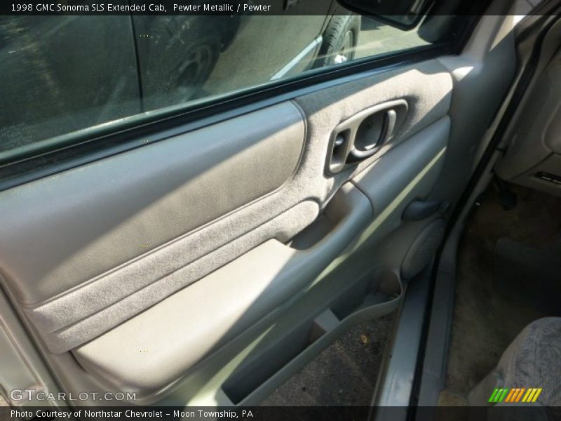 Pewter Metallic / Pewter 1998 GMC Sonoma SLS Extended Cab