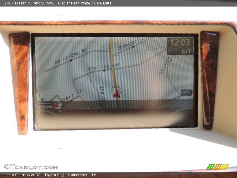 Glacier Pearl White / Cafe Latte 2007 Nissan Murano SE AWD