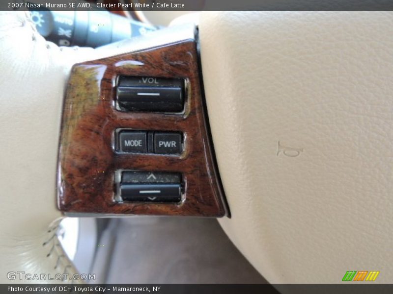 Glacier Pearl White / Cafe Latte 2007 Nissan Murano SE AWD