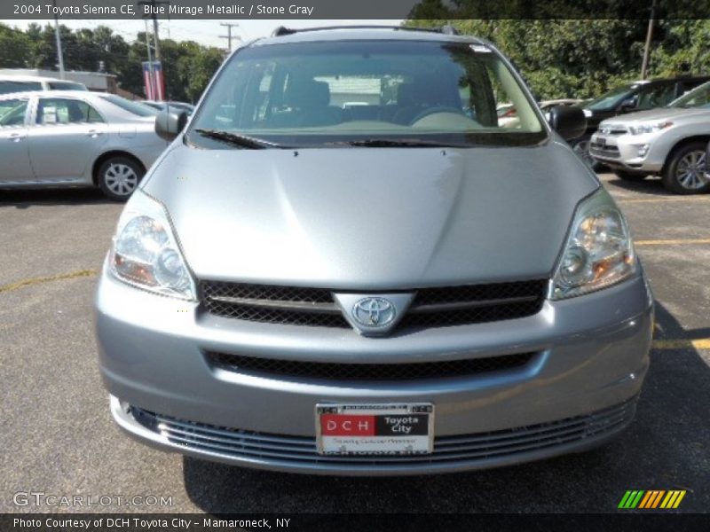 Blue Mirage Metallic / Stone Gray 2004 Toyota Sienna CE