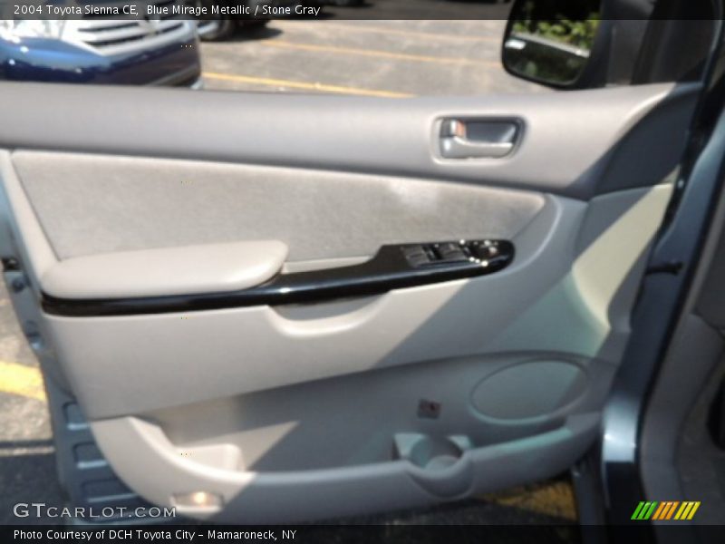 Blue Mirage Metallic / Stone Gray 2004 Toyota Sienna CE