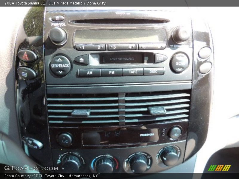 Blue Mirage Metallic / Stone Gray 2004 Toyota Sienna CE
