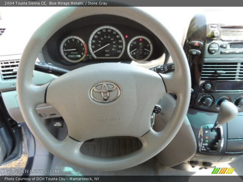Blue Mirage Metallic / Stone Gray 2004 Toyota Sienna CE