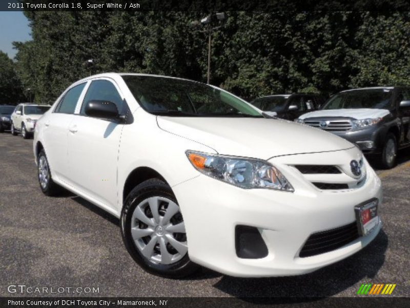 Super White / Ash 2011 Toyota Corolla 1.8