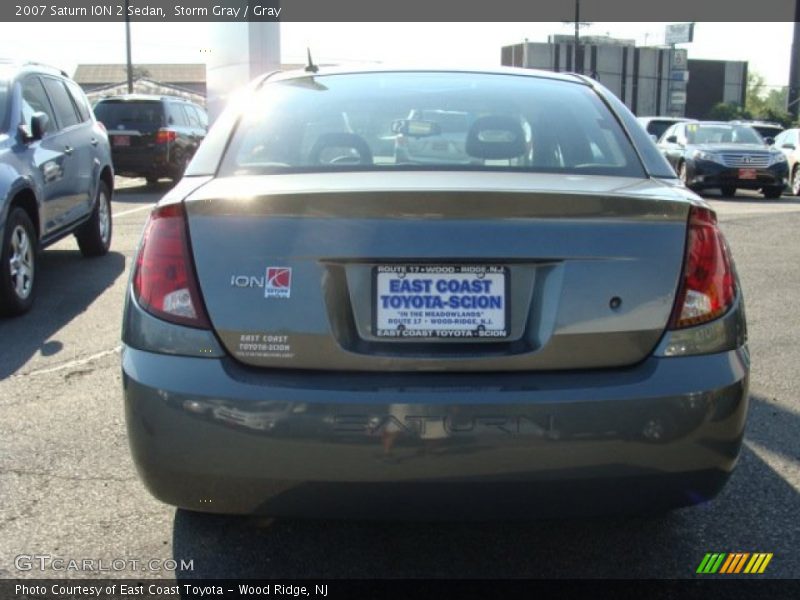 Storm Gray / Gray 2007 Saturn ION 2 Sedan