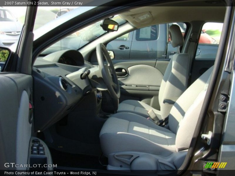 Storm Gray / Gray 2007 Saturn ION 2 Sedan