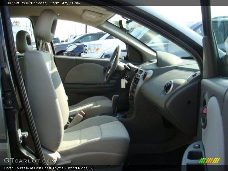 Storm Gray / Gray 2007 Saturn ION 2 Sedan