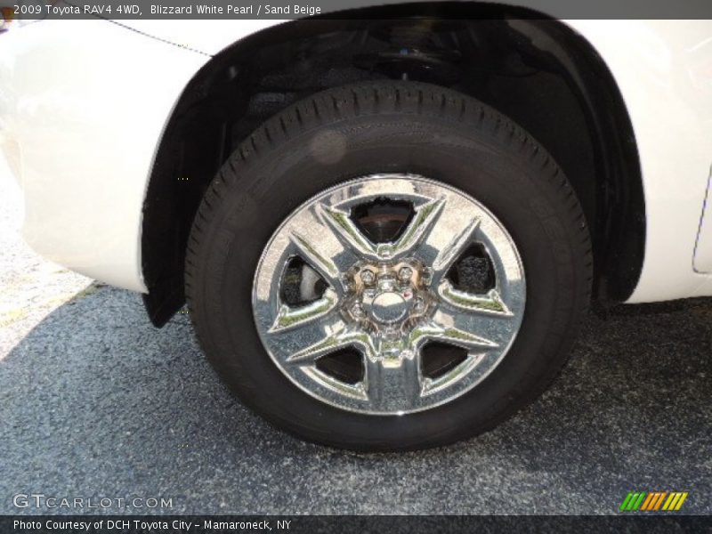 Blizzard White Pearl / Sand Beige 2009 Toyota RAV4 4WD