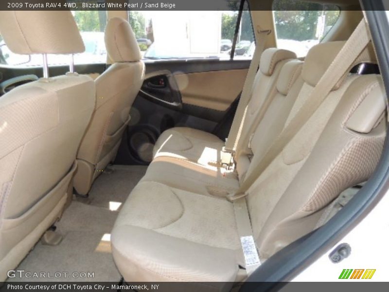 Blizzard White Pearl / Sand Beige 2009 Toyota RAV4 4WD