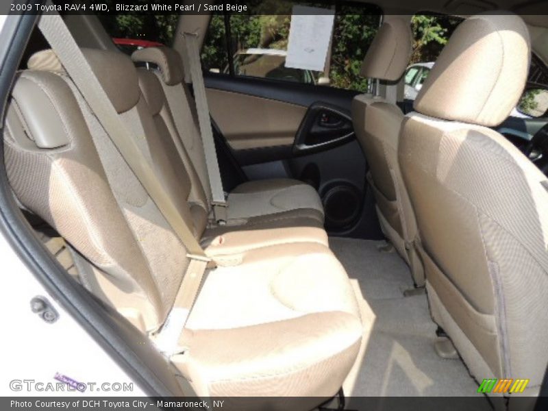 Blizzard White Pearl / Sand Beige 2009 Toyota RAV4 4WD