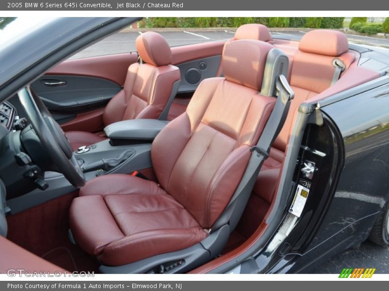  2005 6 Series 645i Convertible Chateau Red Interior